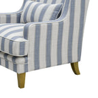 Anchorage Lounge Chair - Mariner Blue Stripe