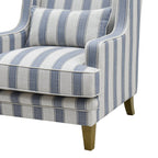 Anchorage Lounge Chair - Mariner Blue Stripe