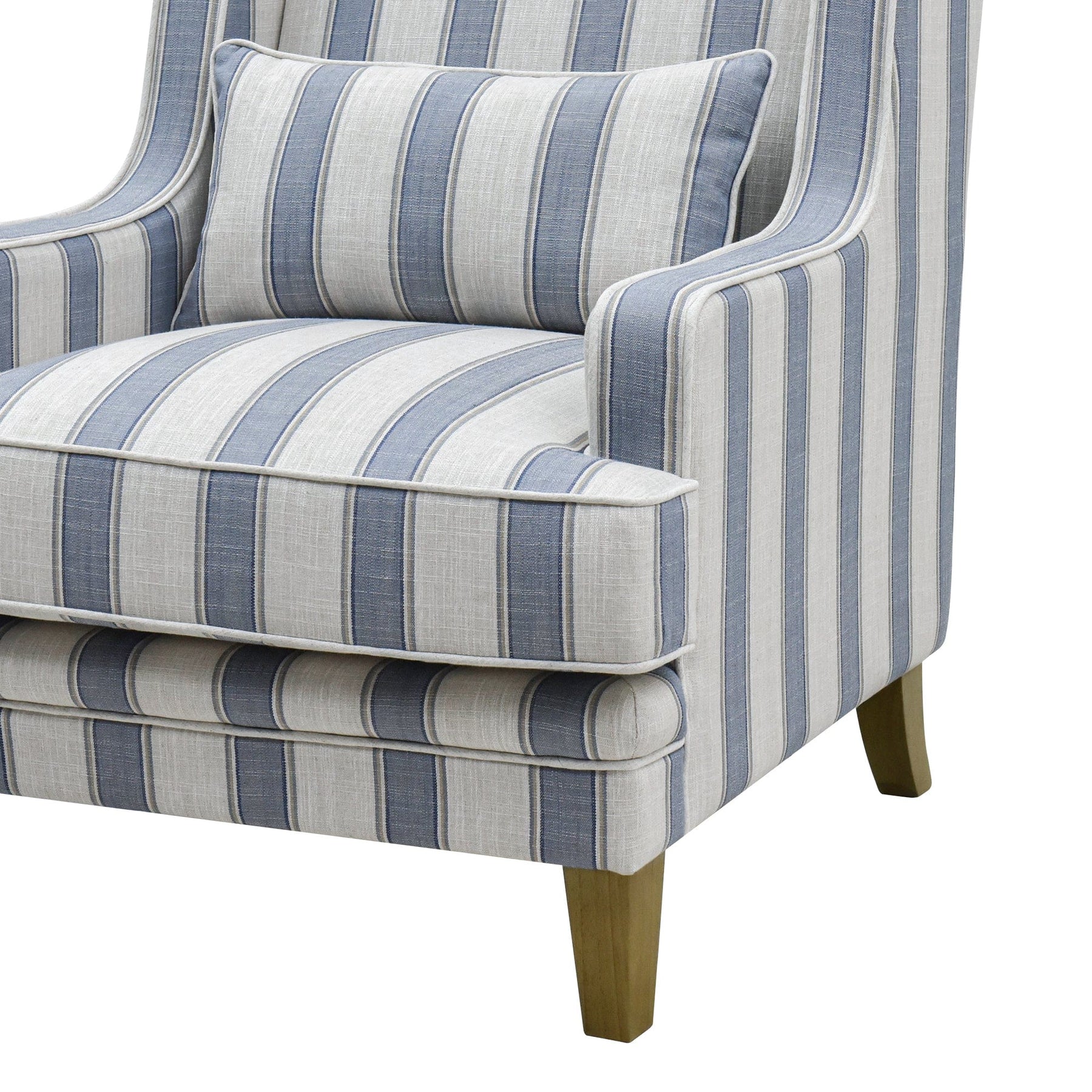 Anchorage Lounge Chair - Mariner Blue Stripe