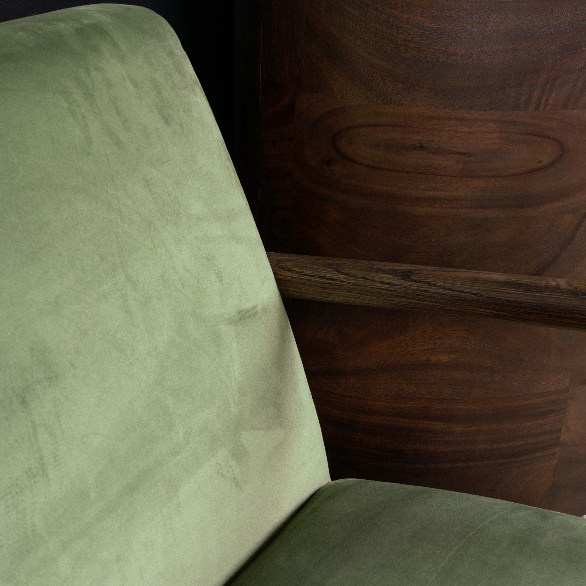 Java Occasional Chair - Dark Oak/Rainforest
