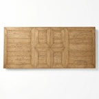 Marlborough Extension Dining Table in solid mango wood with softly aged finish and warm farmhouse charm.