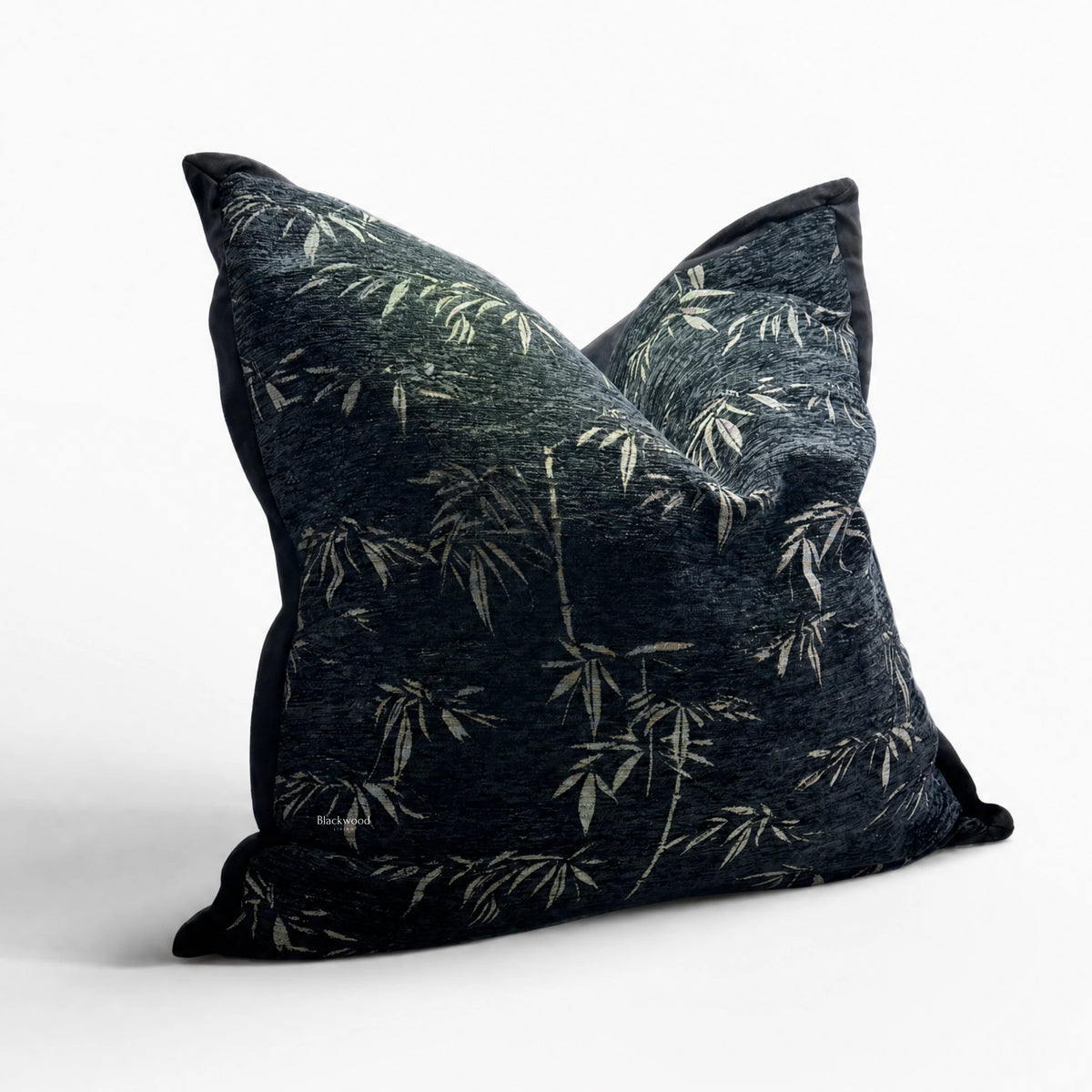 Black Bamboo Cushion Cover