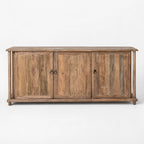 Portland Sideboard crafted from reclaimed elm with a softly weathered finish and coastal heritage-inspired character.