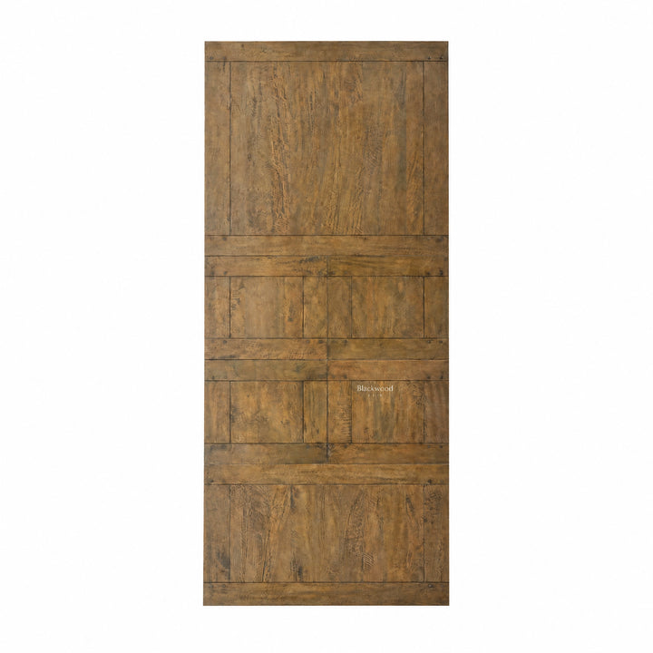 Renwick Extendable Dining Table 3.1 in solid mango wood with rich grain and warm character.