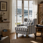 Anchorage Lounge Chair - Mariner Blue Stripe