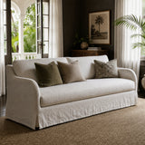 Monique Linen Slipcover Sofa