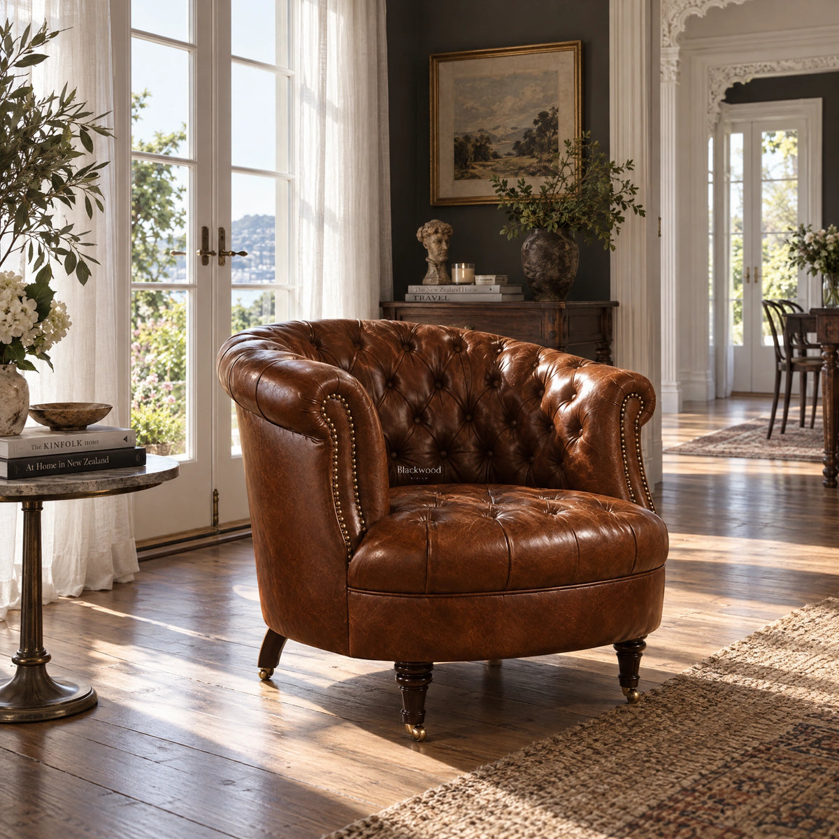 Cavendish Leather Club Chair