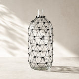 Salvaged Wire Glass Vase