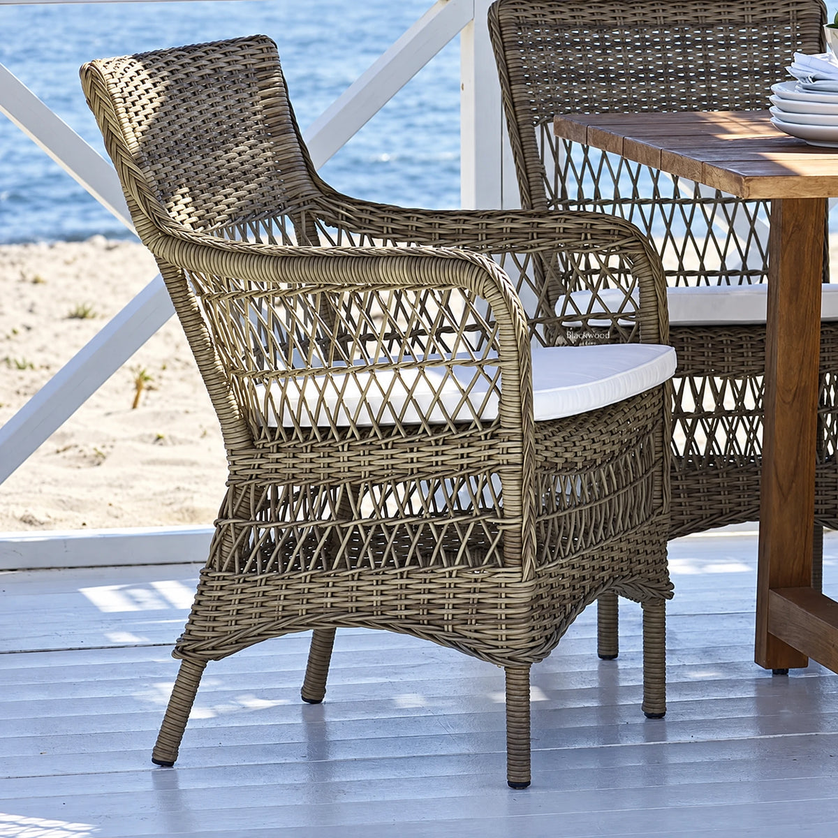 Sika® Marie Exterior Armchair - Antique Grey